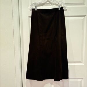 Vintage Elementz Brown Midi Length Skirt - Size Medium